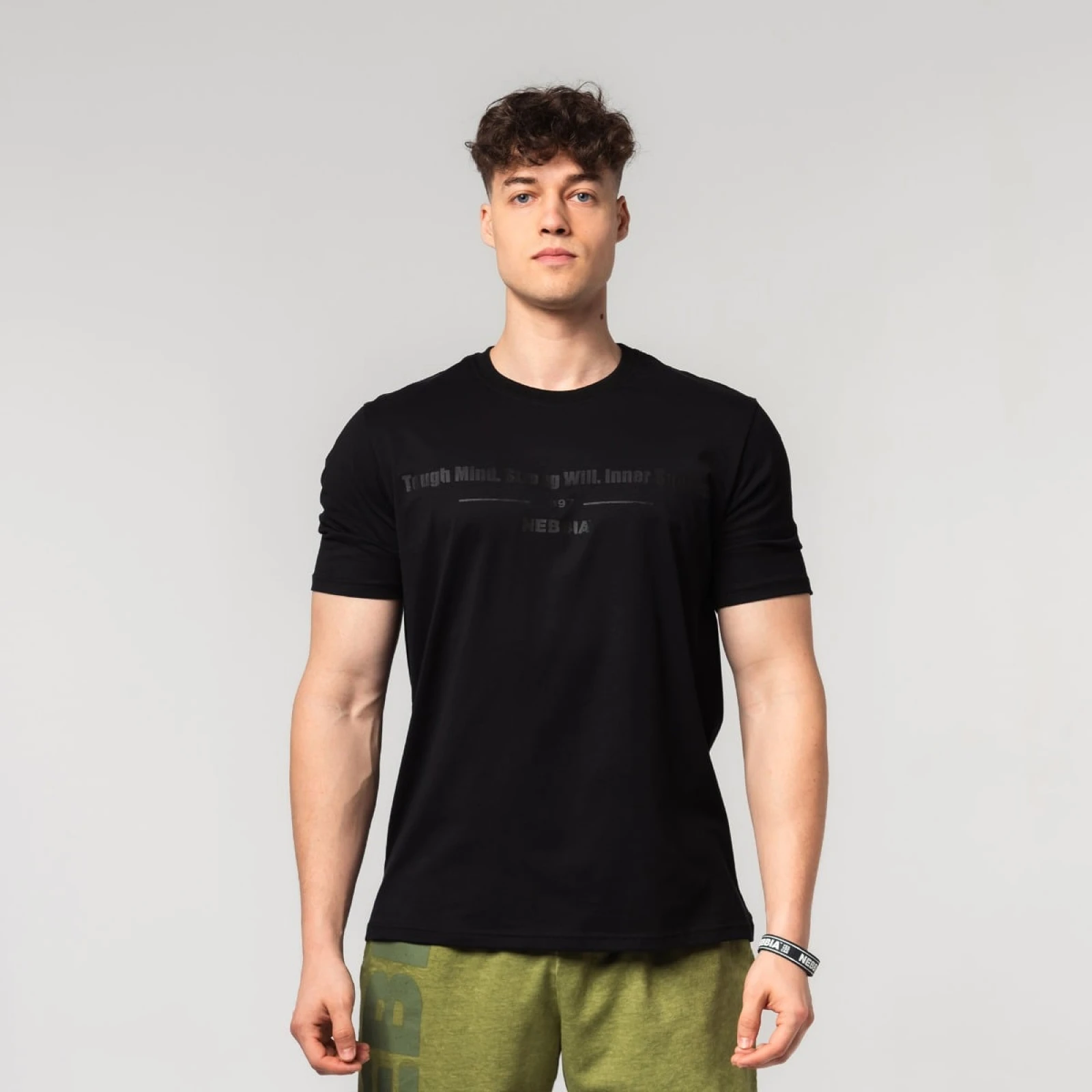 NEBBIA Tricou FLEXIN Black · záber 1
