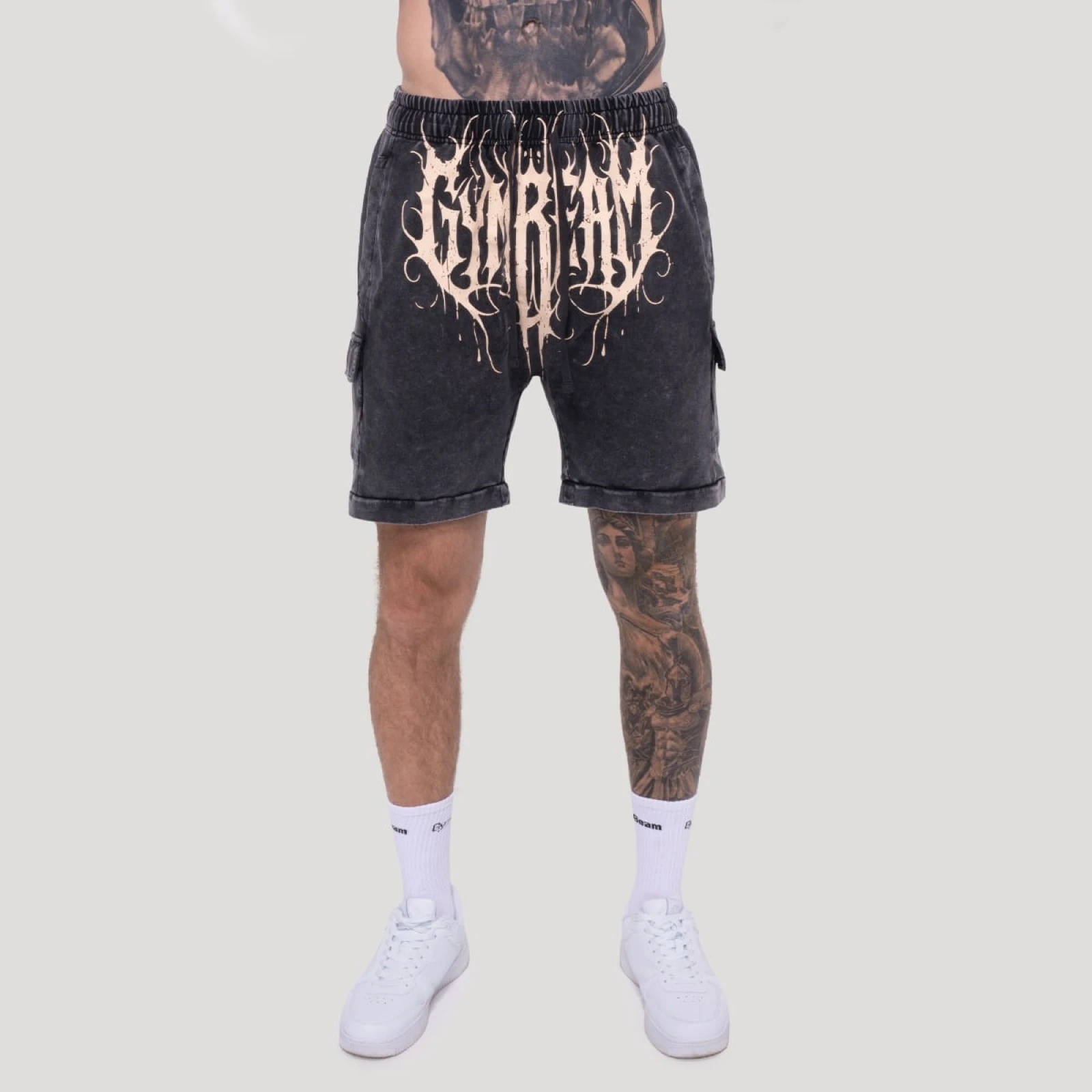 GymBeam Abyss Shorts Charcoal · záber 1