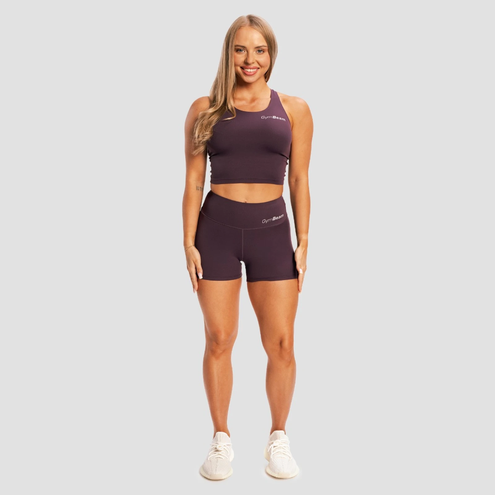 GymBeam Pantaloni scurți pentru femei BEAT Berrywood · záber 4