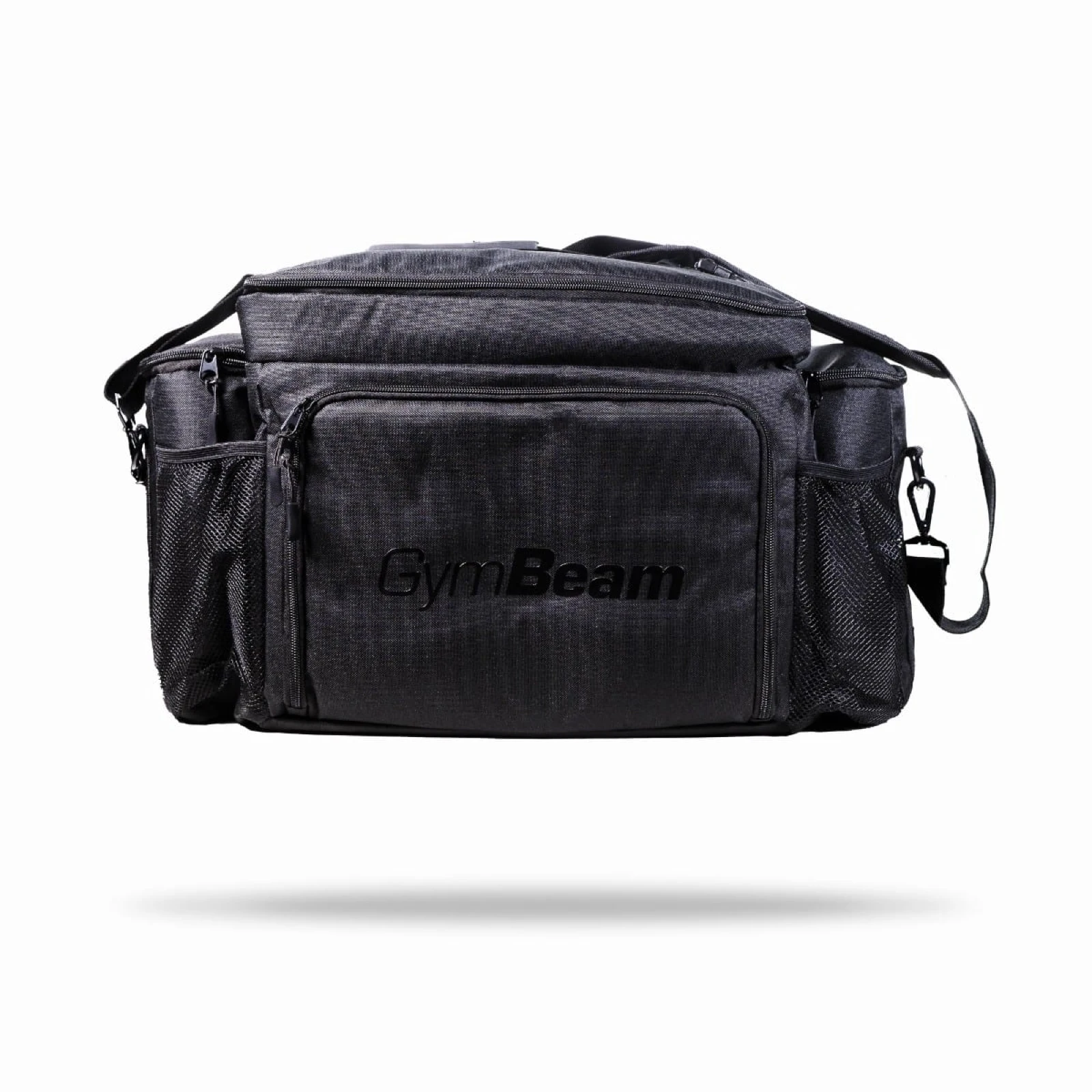 GymBeam Geantă pentru alimente Fit Prep Black + 6 recipiente · záber 1