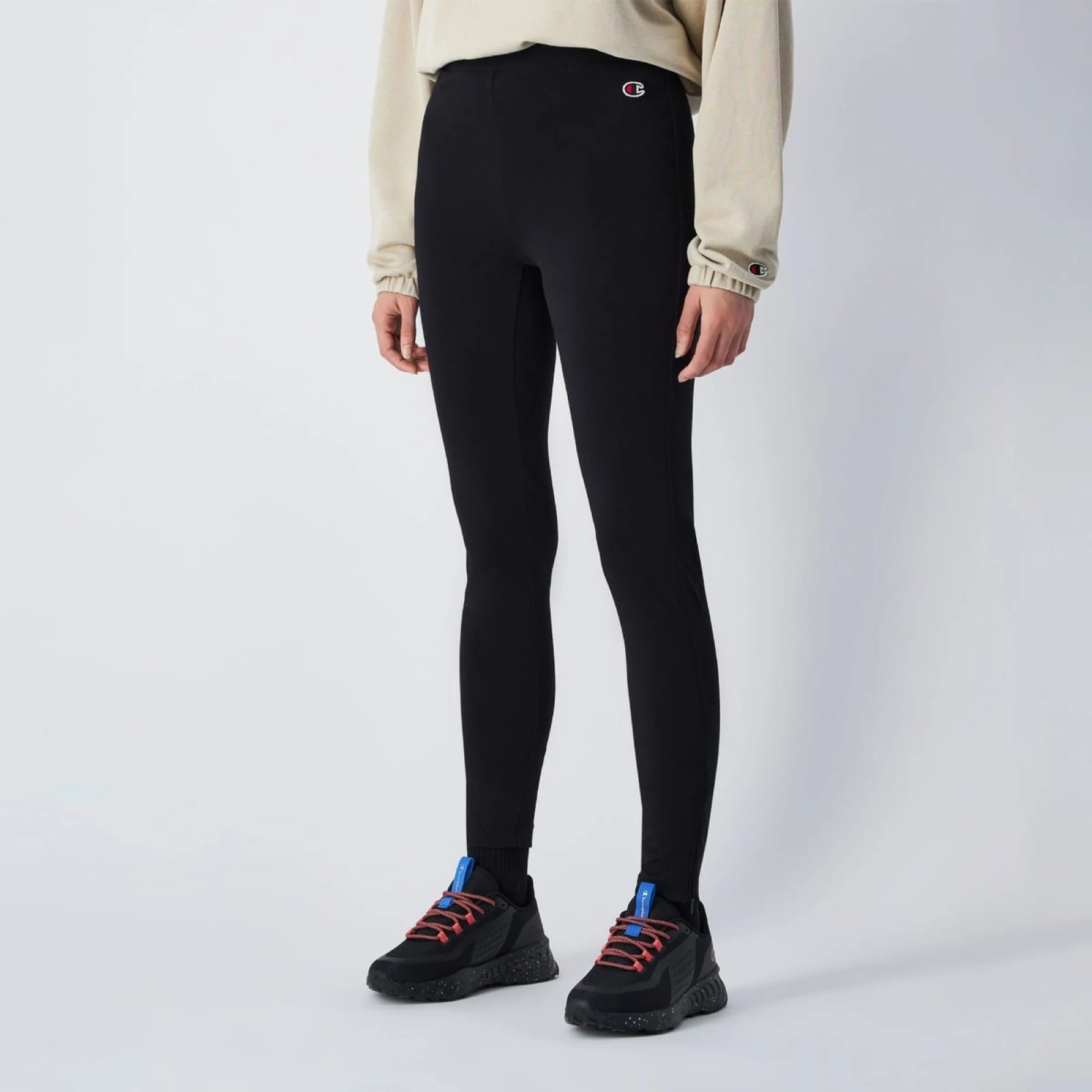 Champion Colanți pentru femei Zip Black · záber 1