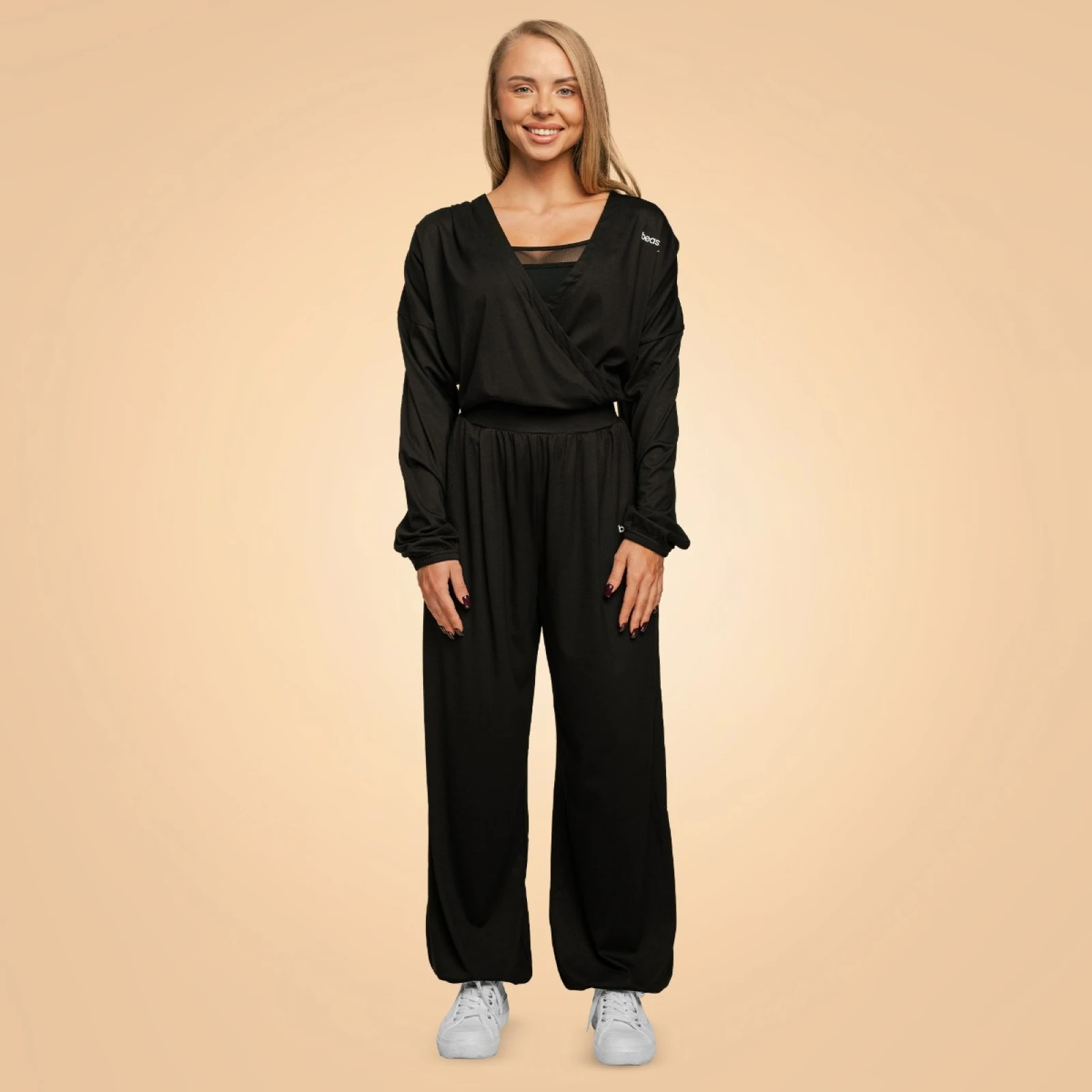 BeastPink Top pentru femei Breeze Black · záber 5