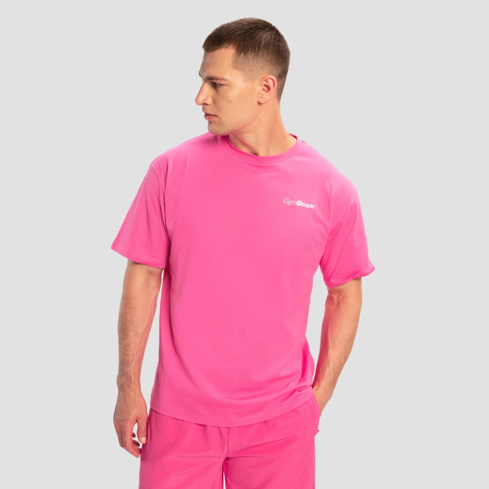 GymBeam Tricou Oversized Limitless Dragonfruit · záber 3