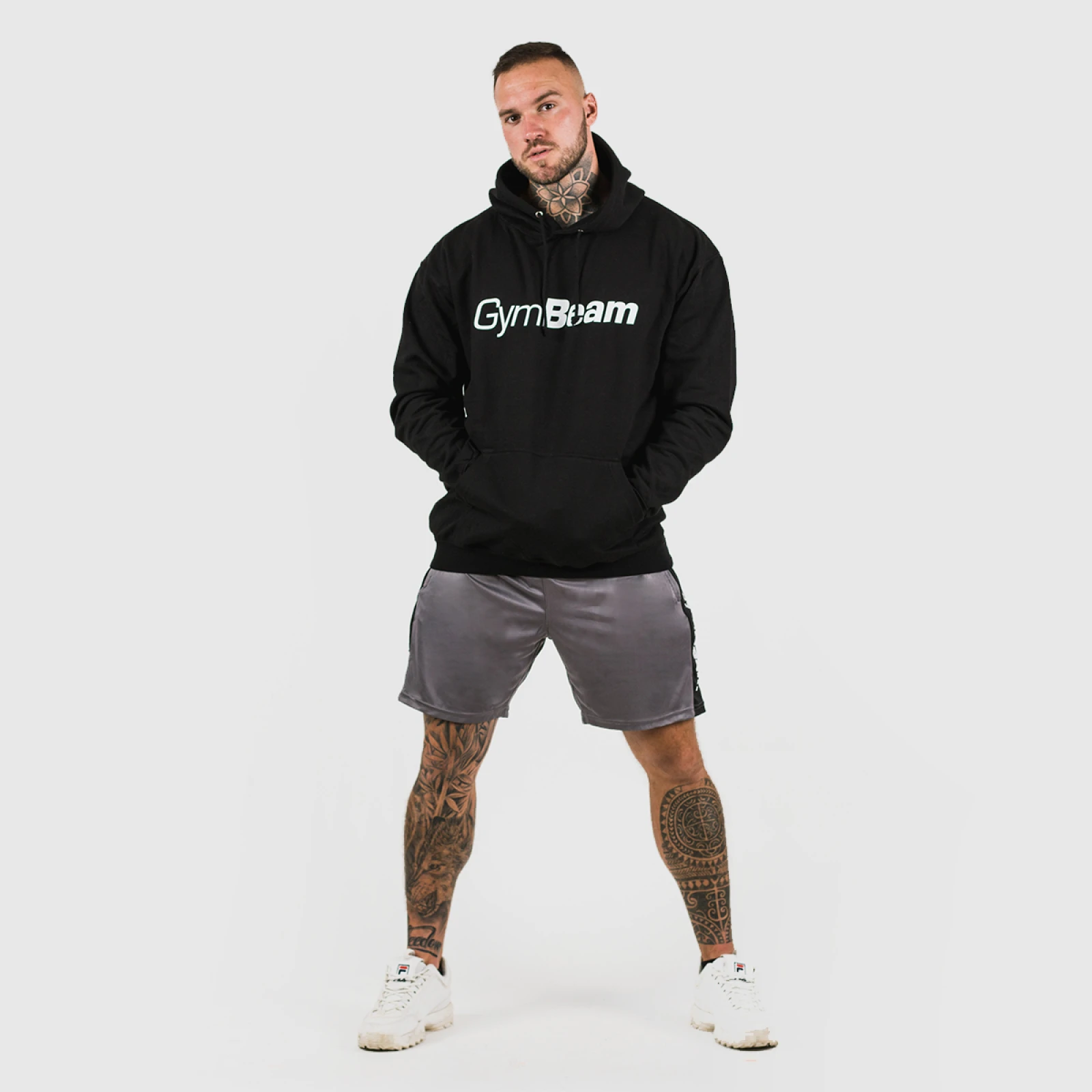 GymBeam Hanorac PRO Hoodie Black · záber 3