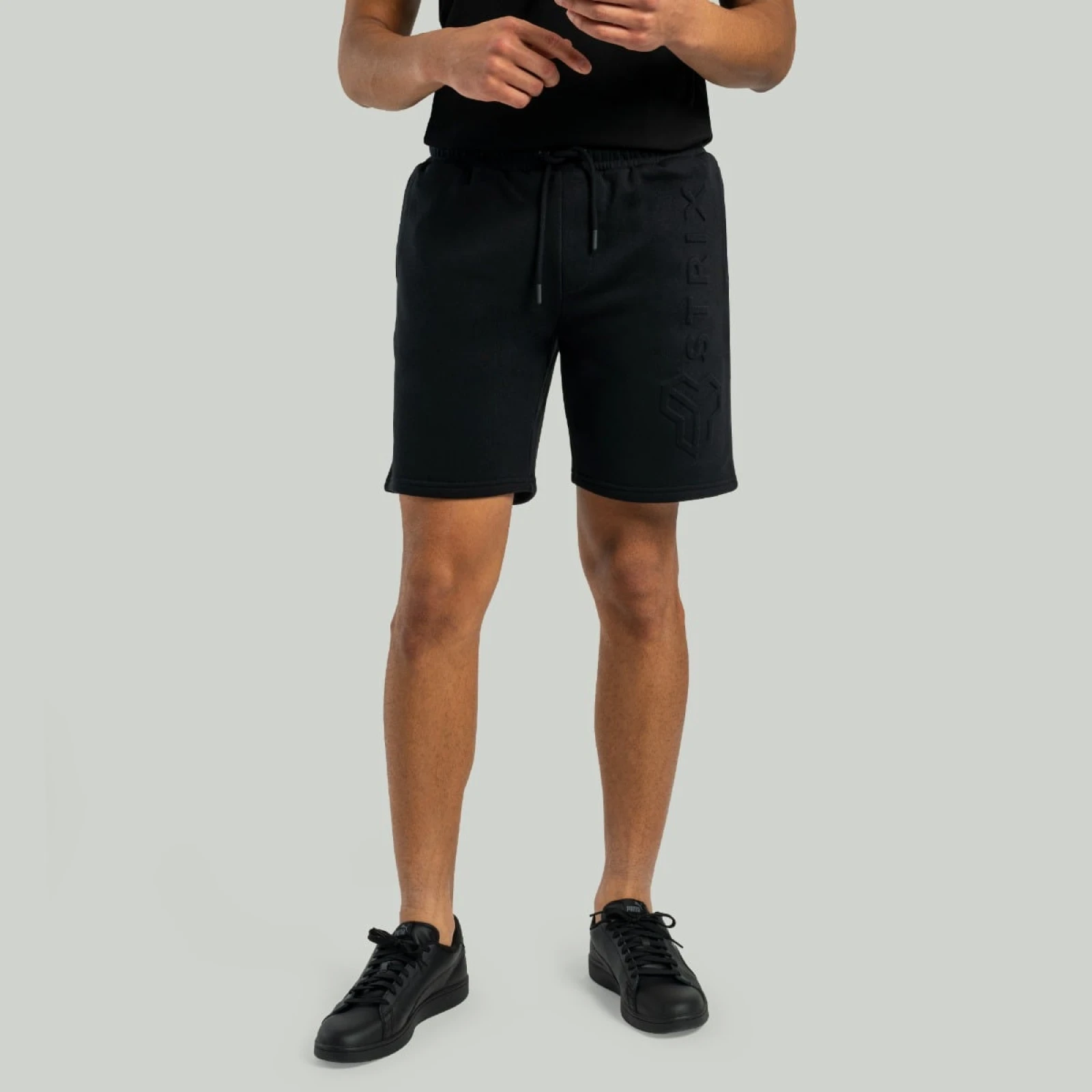 STRIX Pantaloni scurți Embossed Black · záber 1