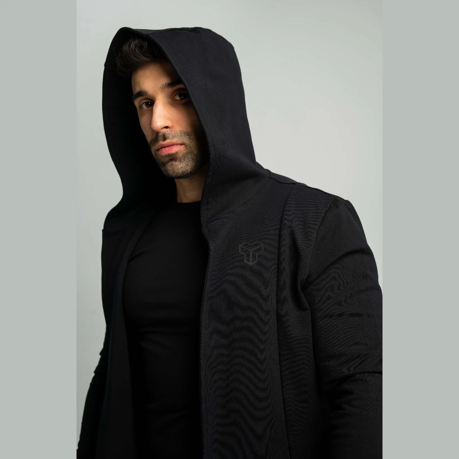 STRIX Cardigan Hoodie black · záber 2