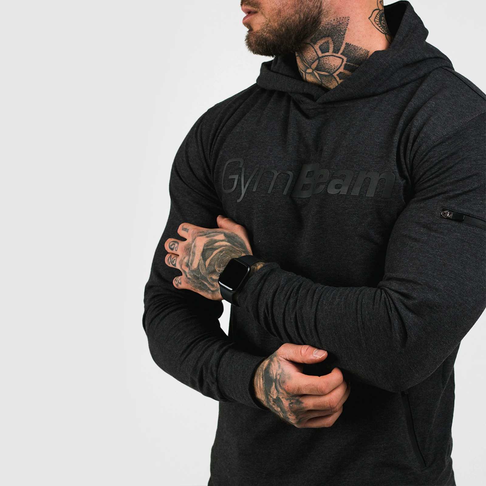 GymBeam Hanorac Urban Grey · záber 3