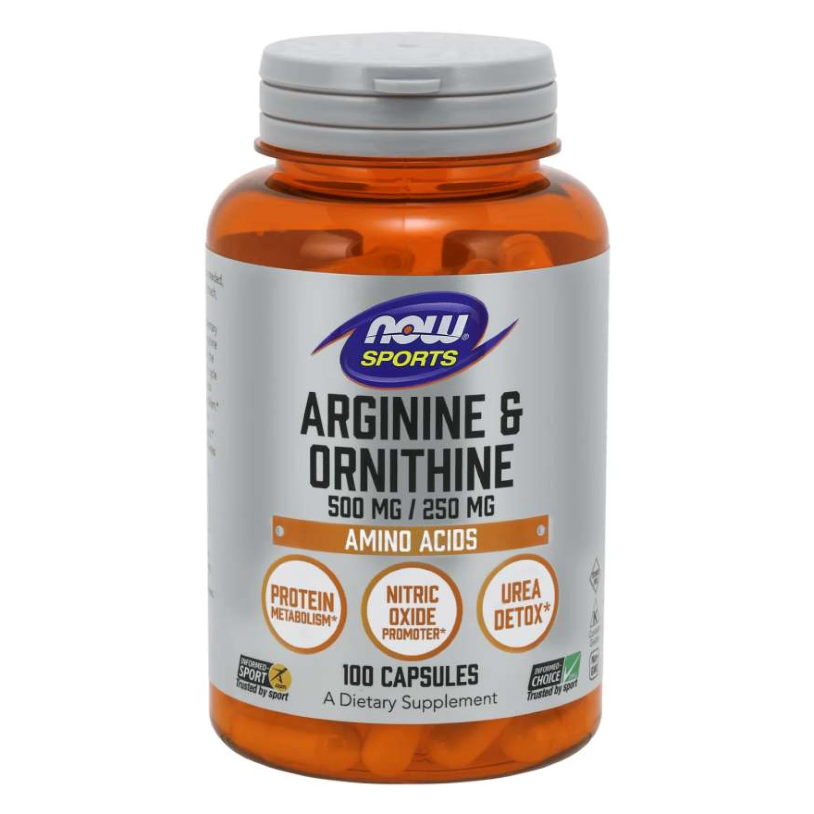 NOW Foods Arginină & Ornitină · záber 1