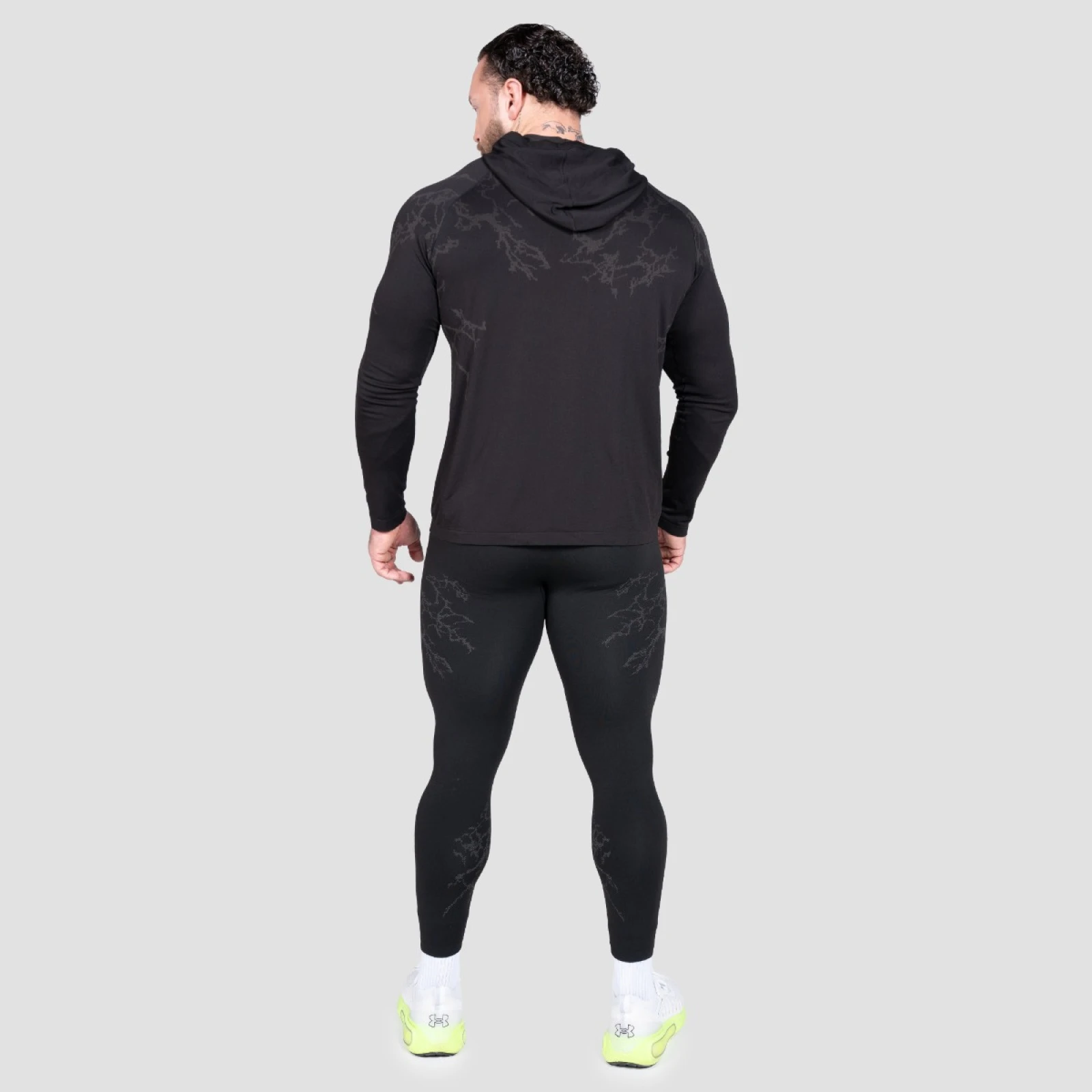 GymBeam Tricou cu mânecă lungă Static Black · záber 5