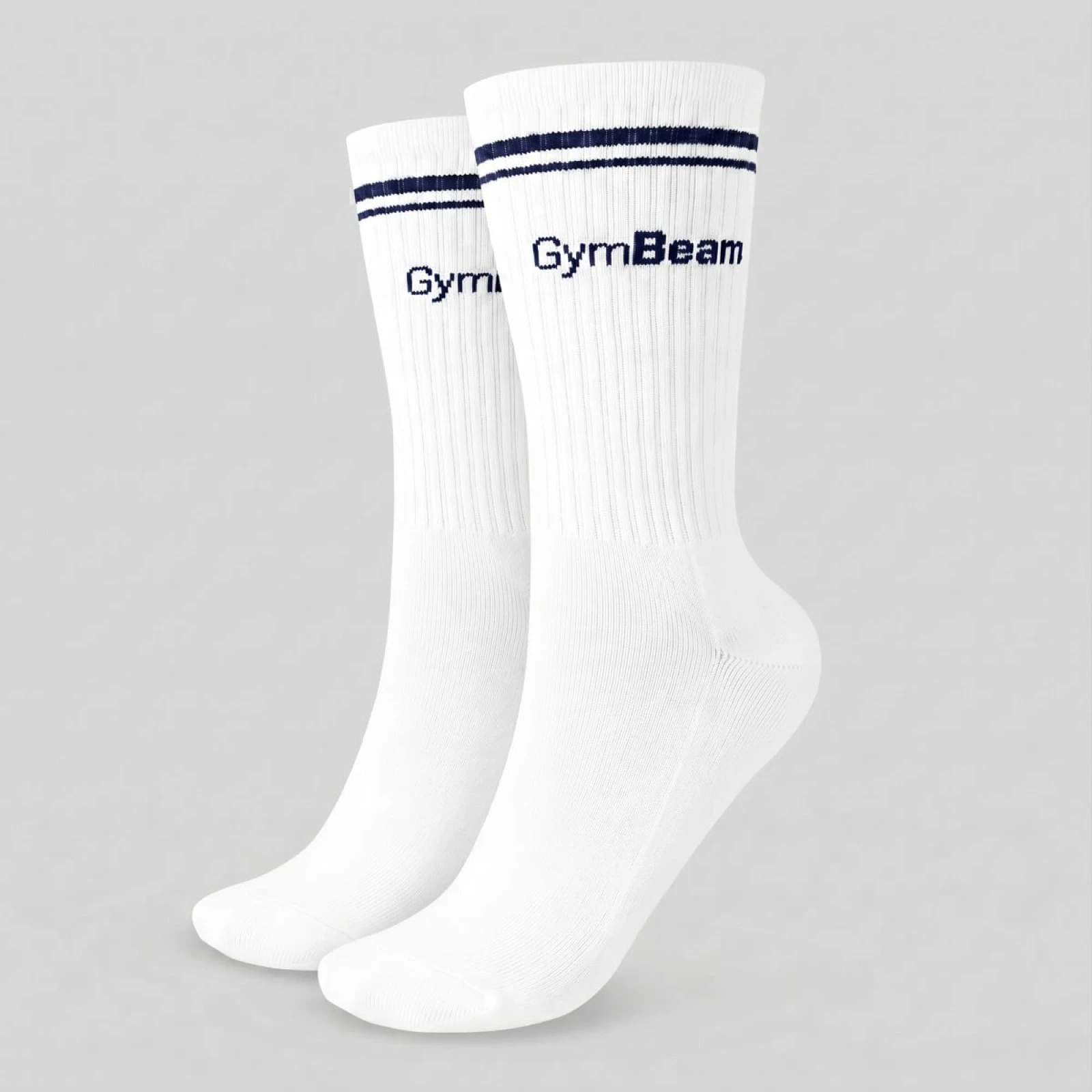GymBeam Șosete crew white · záber 1
