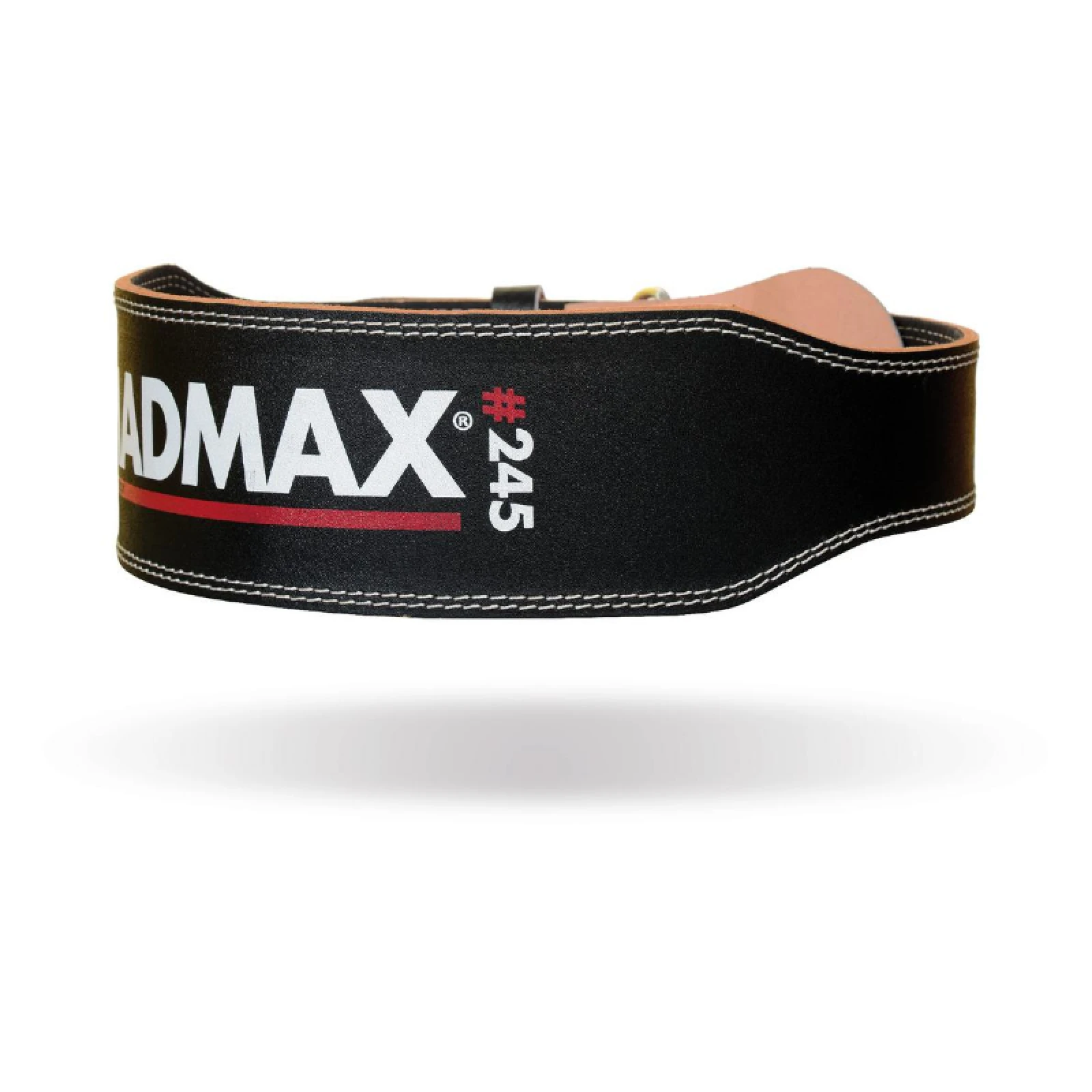 MADMAX Centură fitness Full Leather Black · záber 1