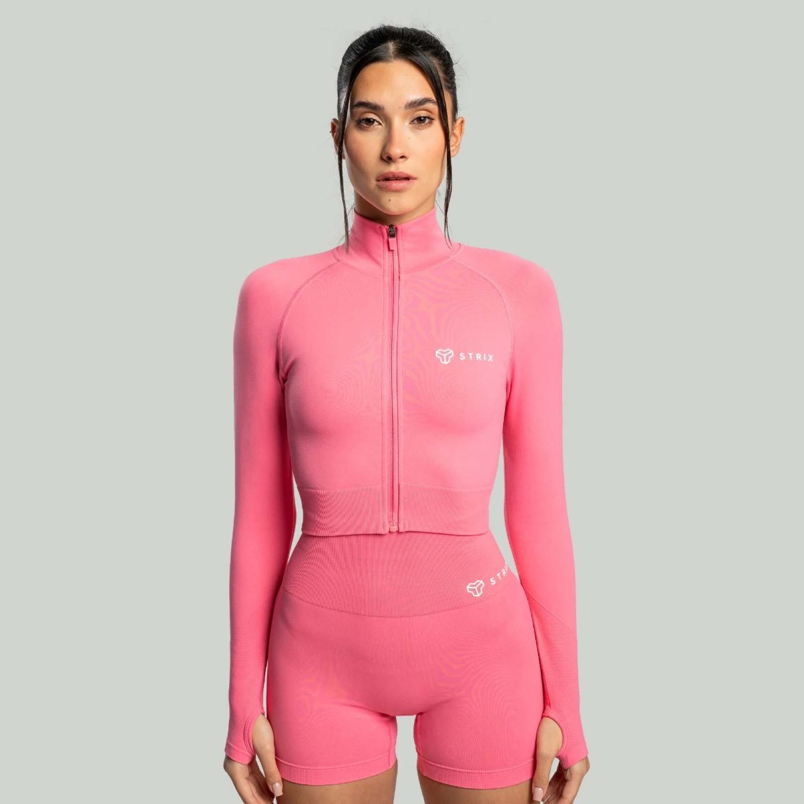 STRIX Top pentru femei Cropped Seamless Sorbet · záber 4