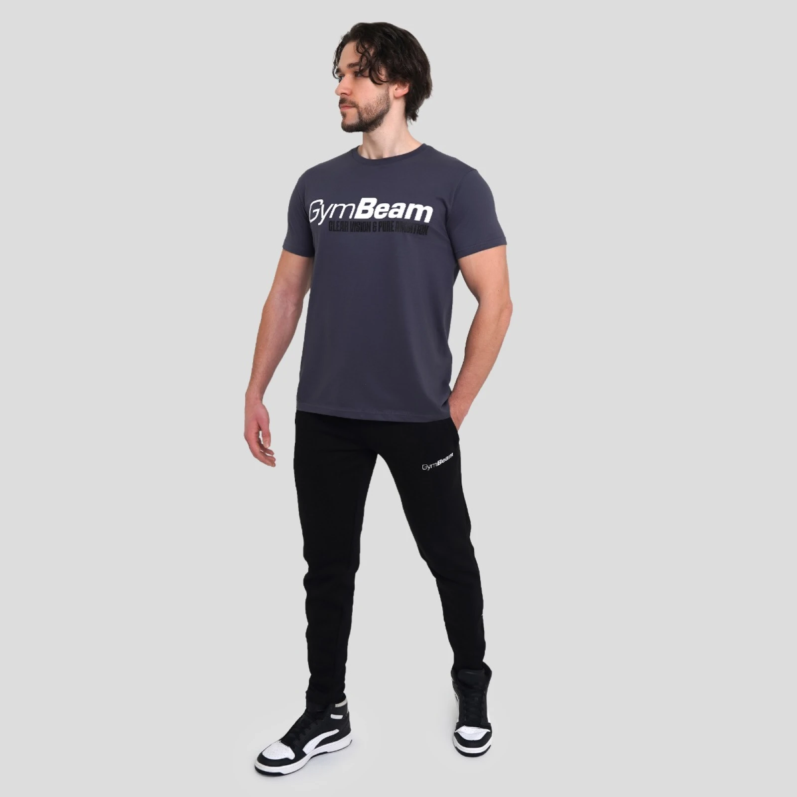 GymBeam Tricou Pure Ambition Dark Grey · záber 4