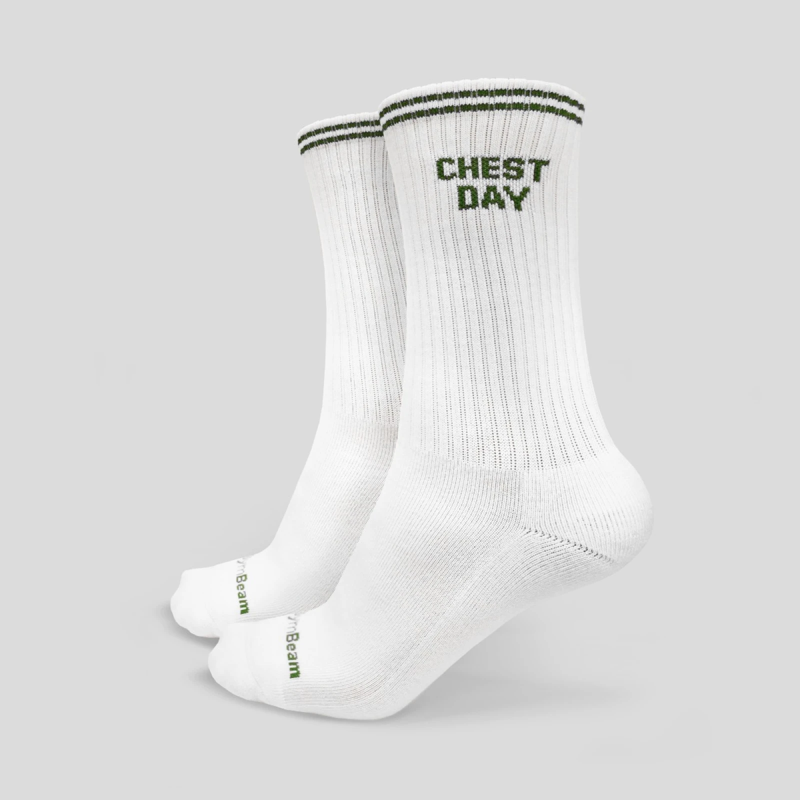 GymBeam Șosete GymRat 3Pack White · záber 2