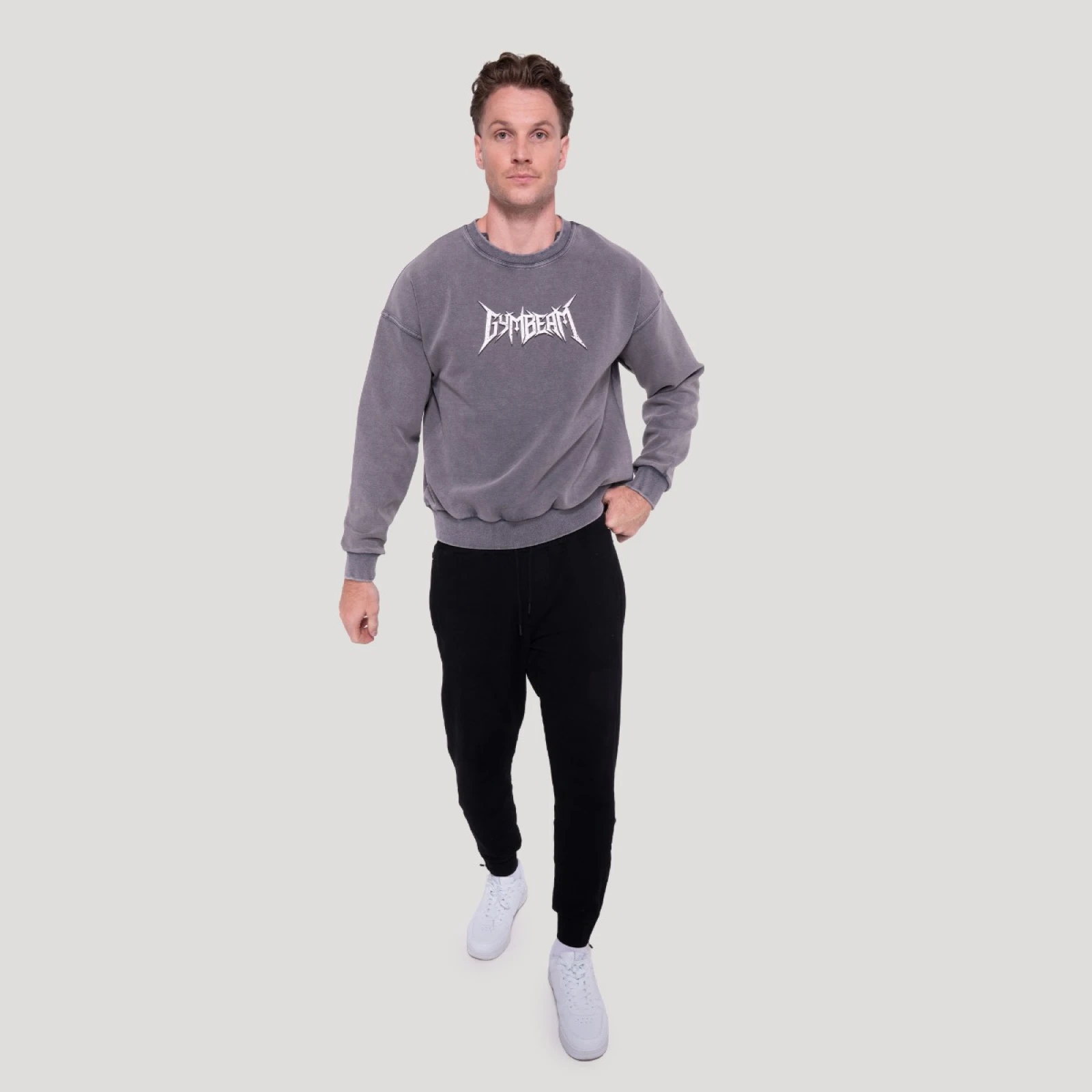 GymBeam Hanorac Spike Gray · záber 5