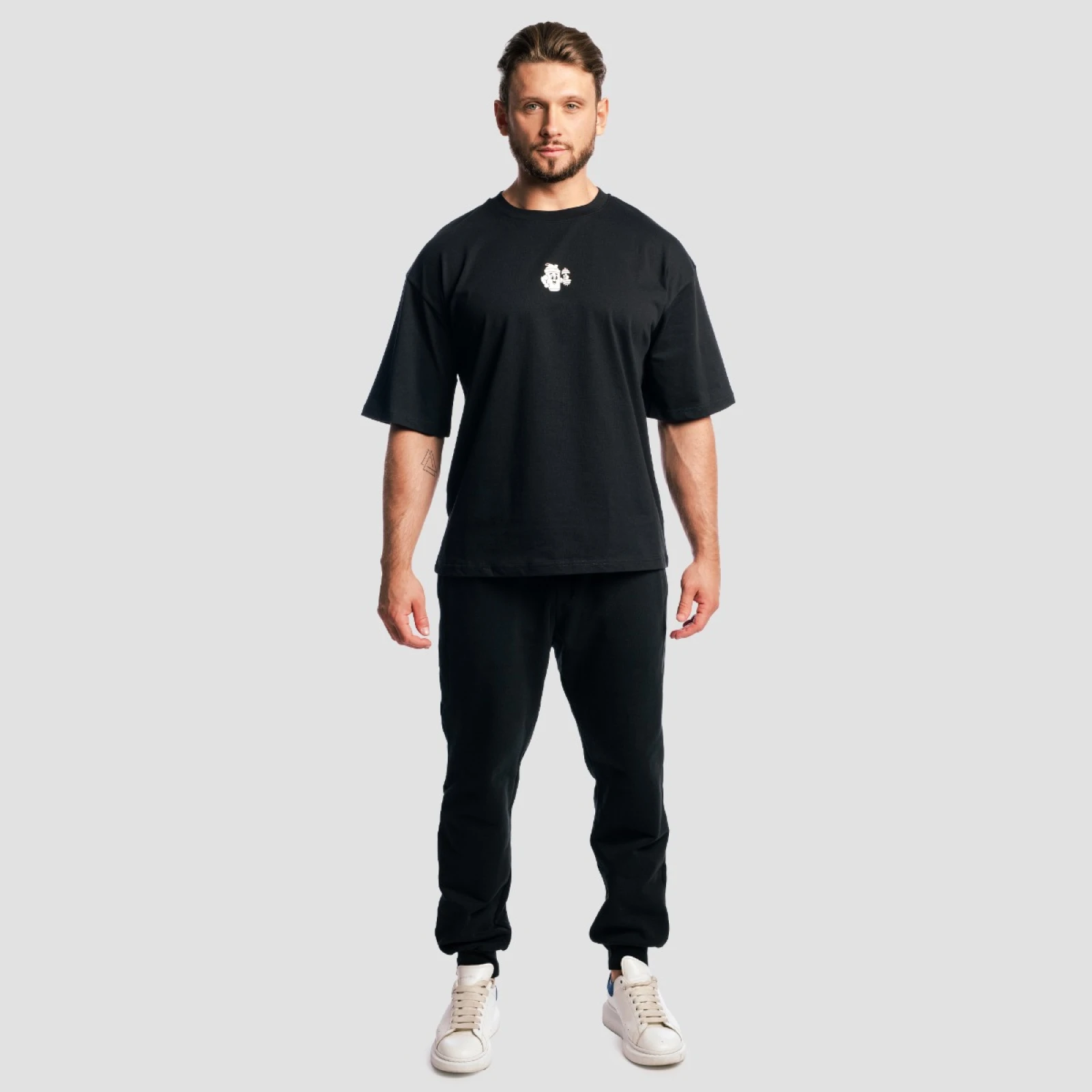 GymBeam Tricou Boxy Shaker Black · záber 5