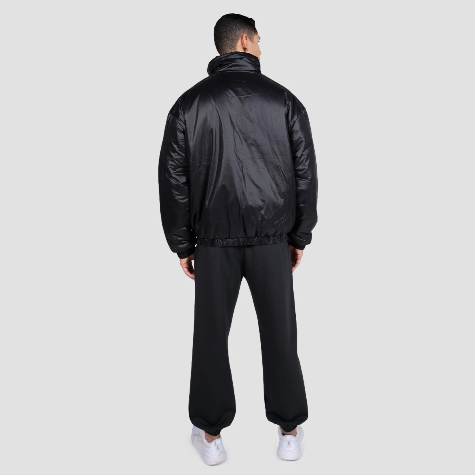 GymBeam Geacă 1/2 Zip Prime Black · záber 5