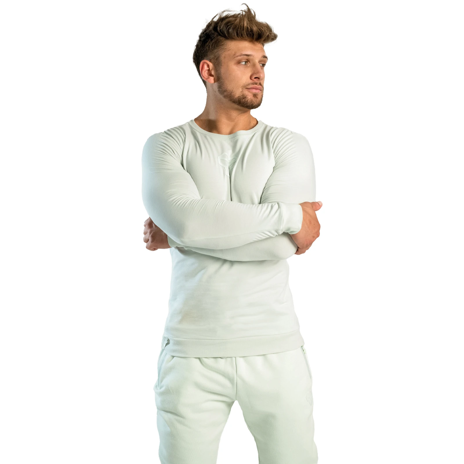 STRIX Bluză cu mânecă lungă Essential Moon Grey · záber 3