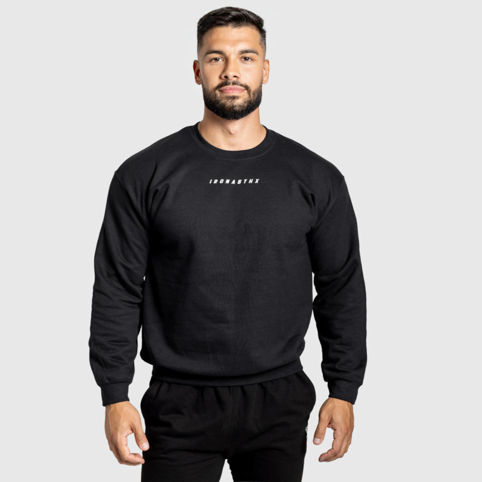Hanorac bărbați Iron Aesthetics Unit, negru · záber 1