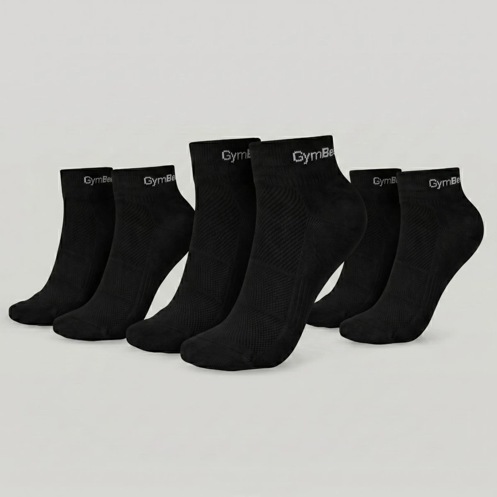 GymBeam Șosete Quarter 3Pack - Mărime: S | Greutate: 0,088 g | Pachet: 150 · záber 1