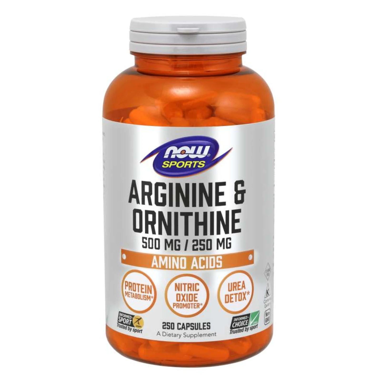 NOW Foods Arginină & Ornitină · záber 2