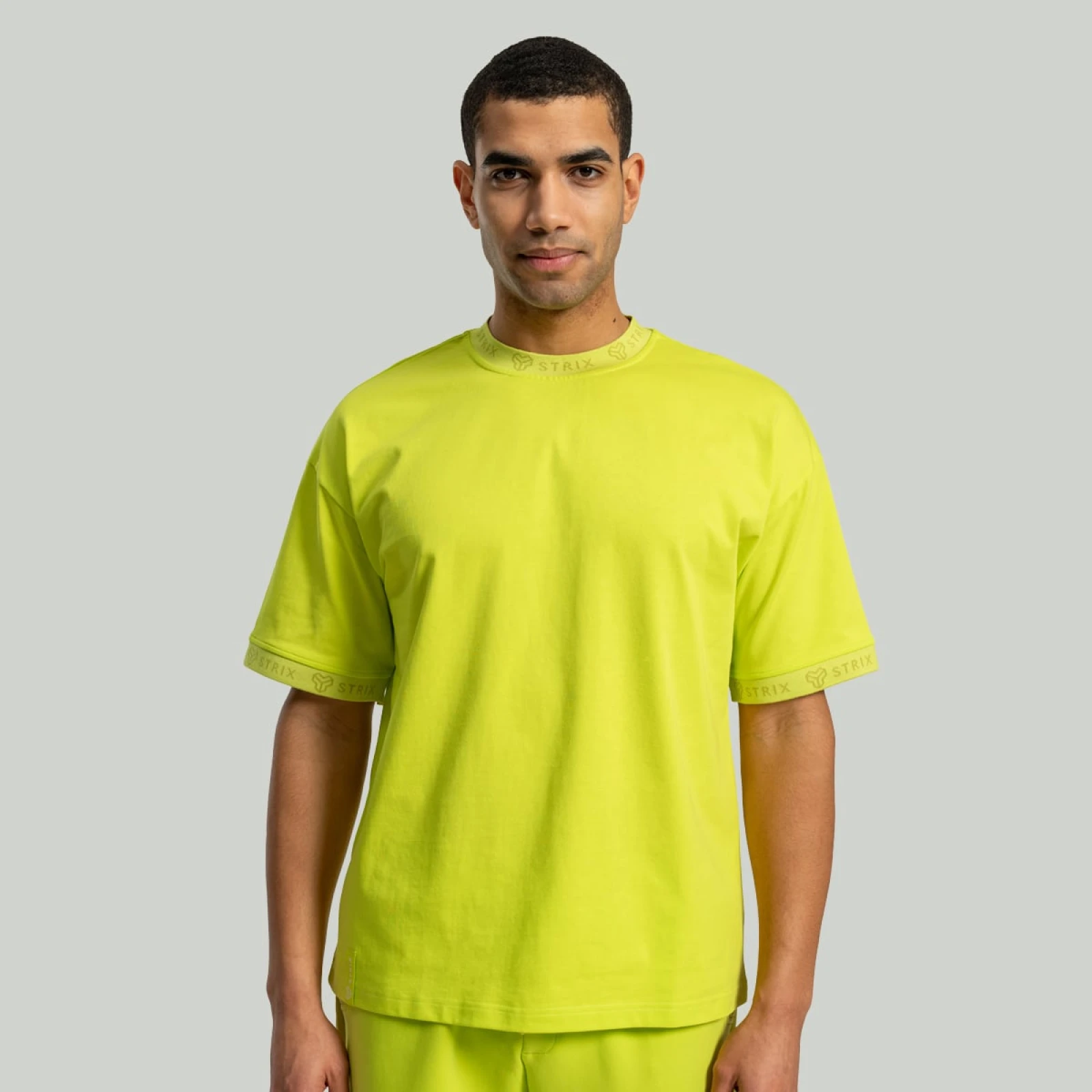 STRIX Tricou Oversized Heavy Chartreuse · záber 1