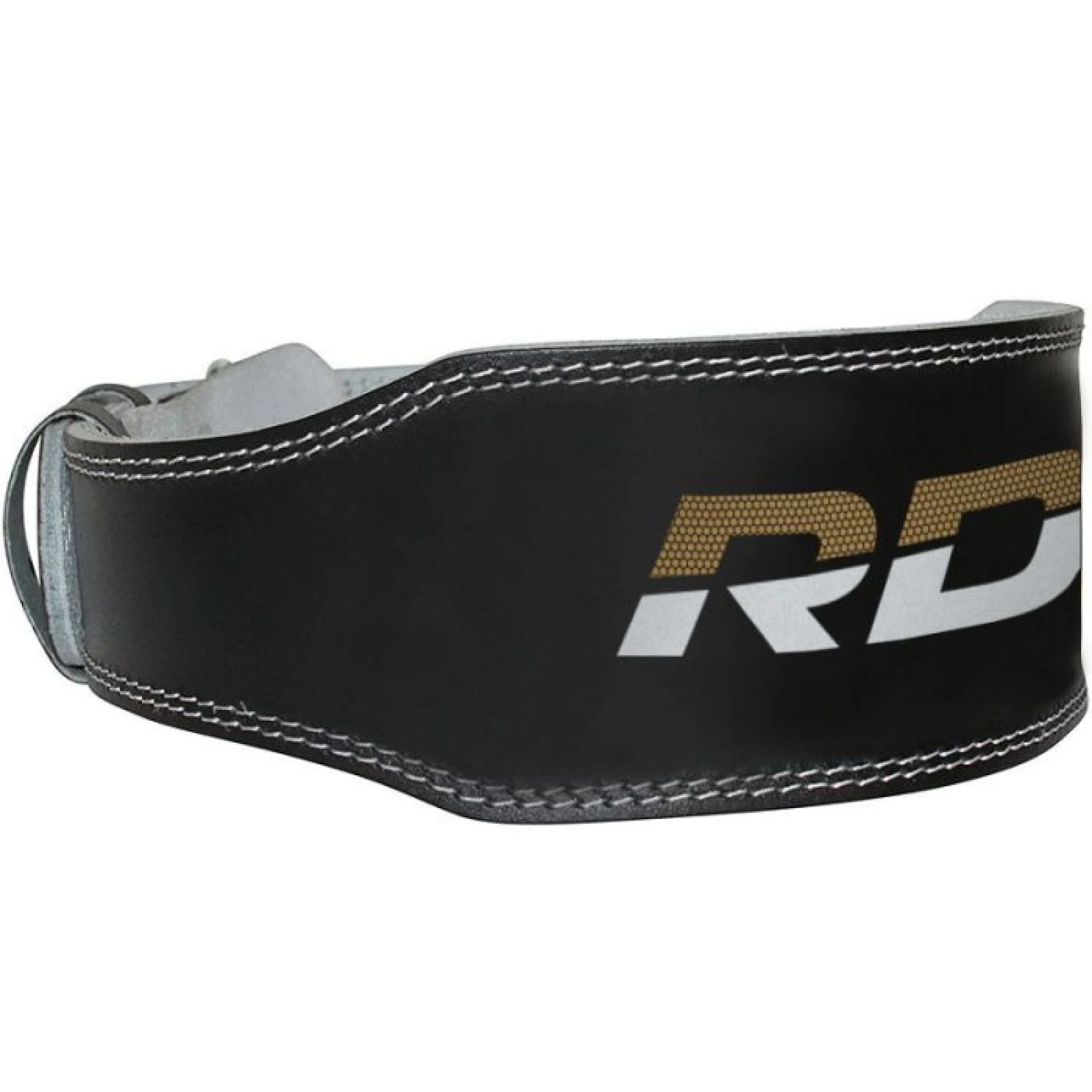 RDX Sports Centură fitness 6“ Leather Black/Gold - Mărime: L | Culoare: viacfarebná | Vek: Adulți | Greutate: 0,56 g | Pachet: 18 · záber 4
