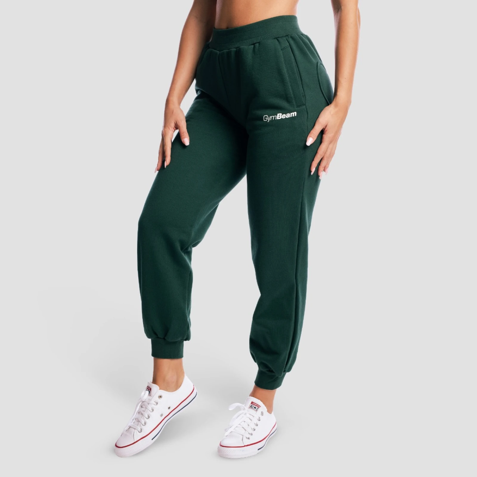 GymBeam Pantaloni sport pentru femei GymBabe Forest · záber 4