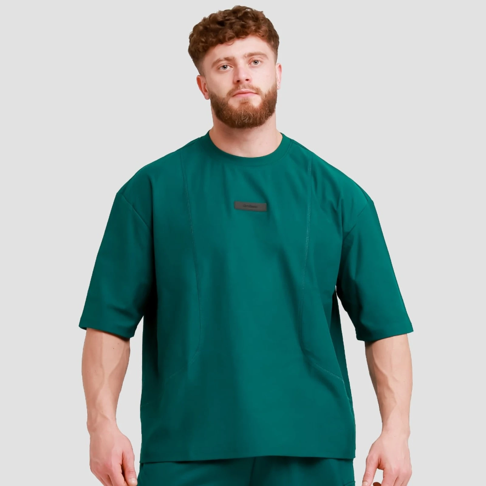 GymBeam Oversized Unstoppable T-shirt Green · záber 1