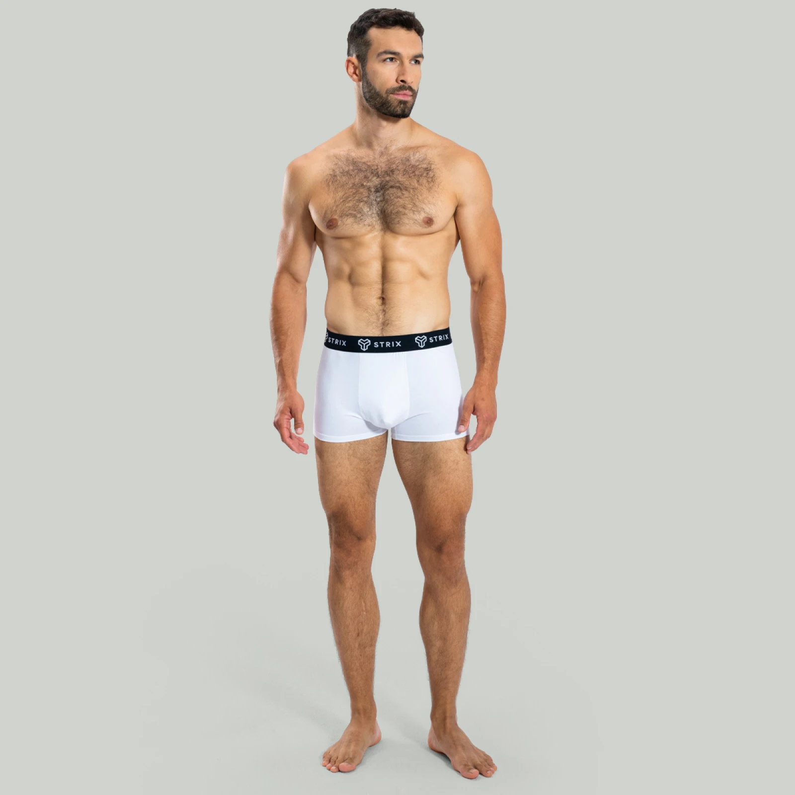 STRIX Boxeri pentru bărbați Essential Trunks 2Pack White · záber 5