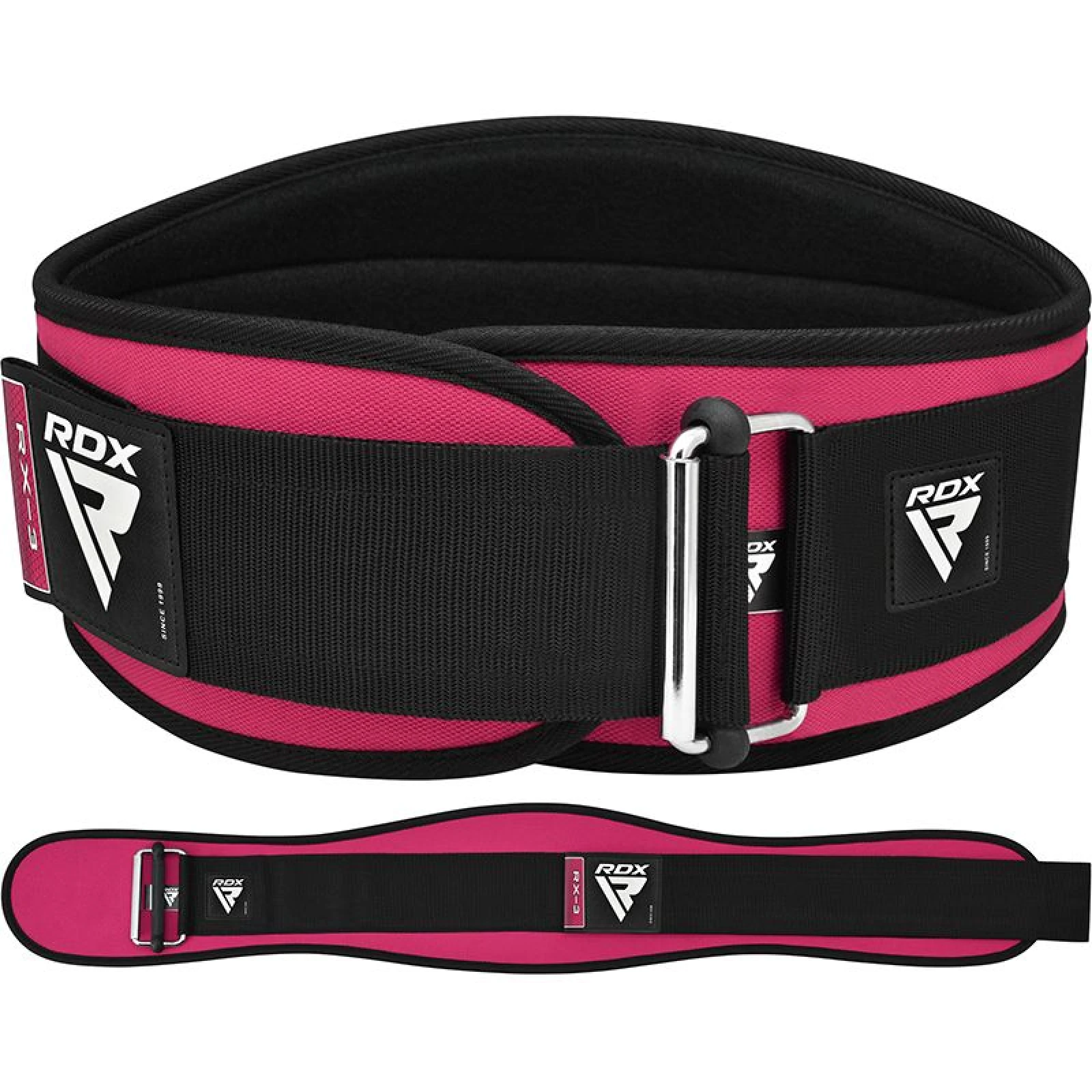 RDX Sports Centură fitness pentru femei RX3 Pink - Mărime: S | Culoare: viacfarebná | Pohlavie: Femei | Vek: Adulți | Greutate: 0,297 g | Pachet: 35 · záber 5