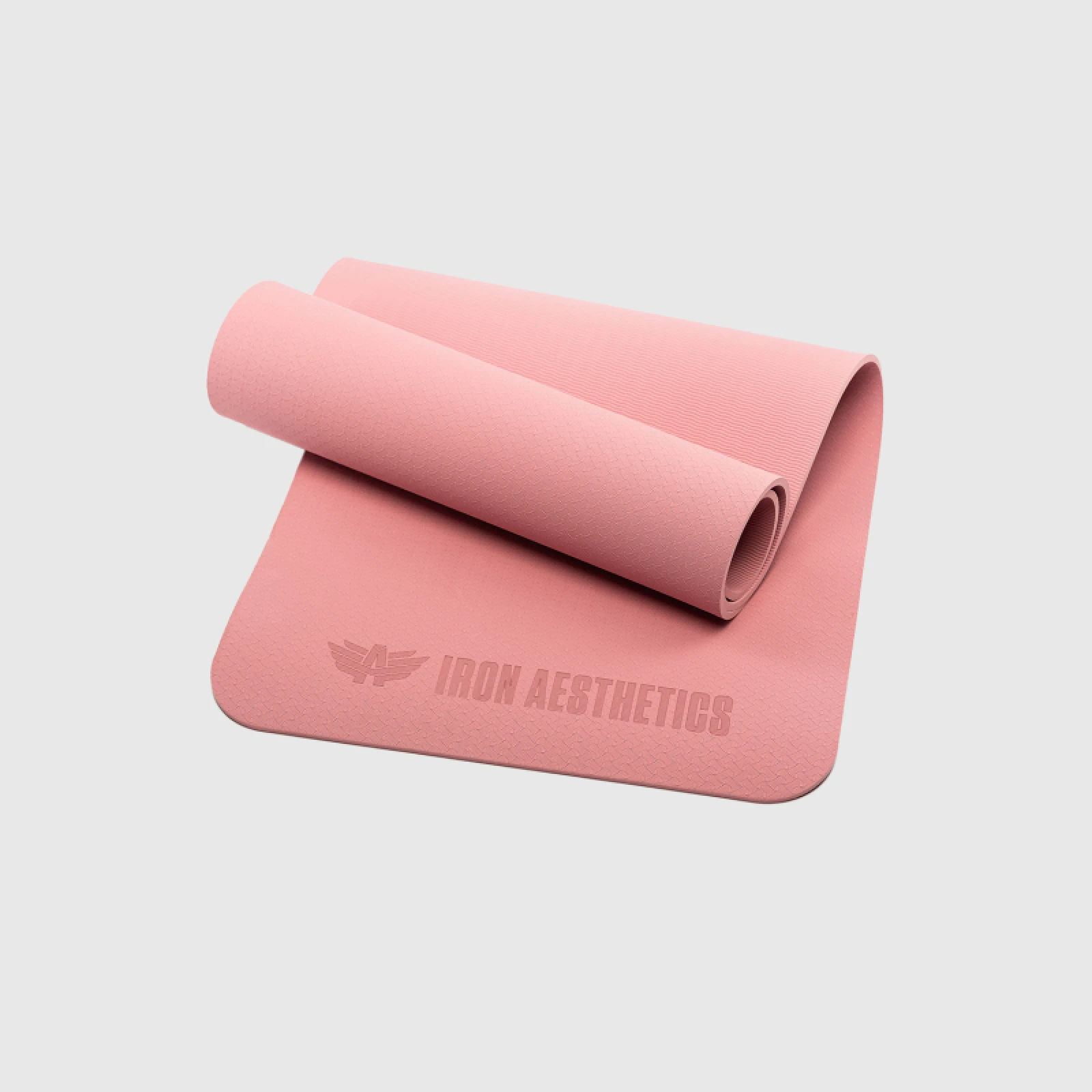 Saltea pentru exerciții Iron Aesthetics Yoga Mat, roz · záber 1