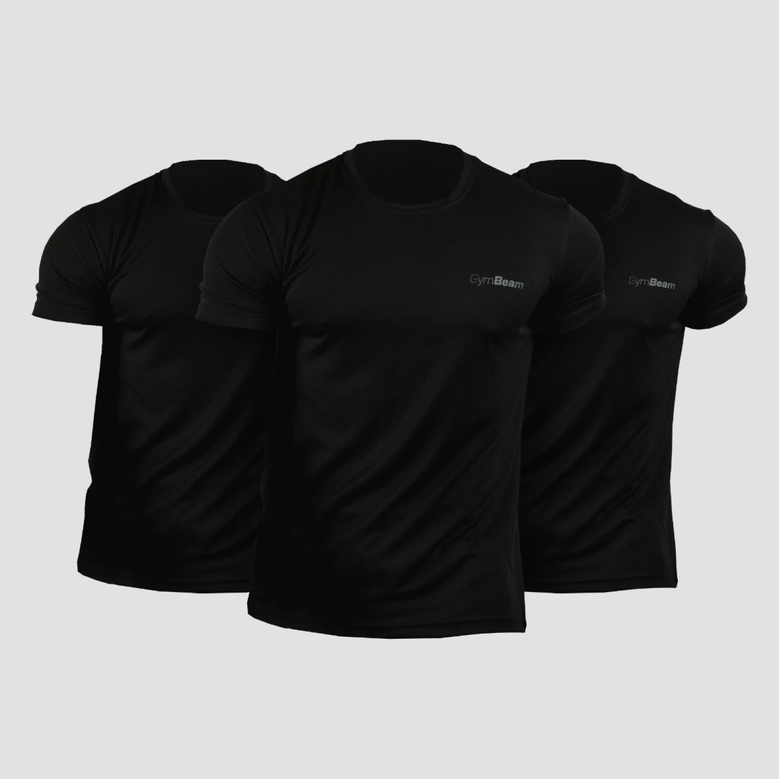 GymBeam Tricouri TRN 3Pack Black · záber 1