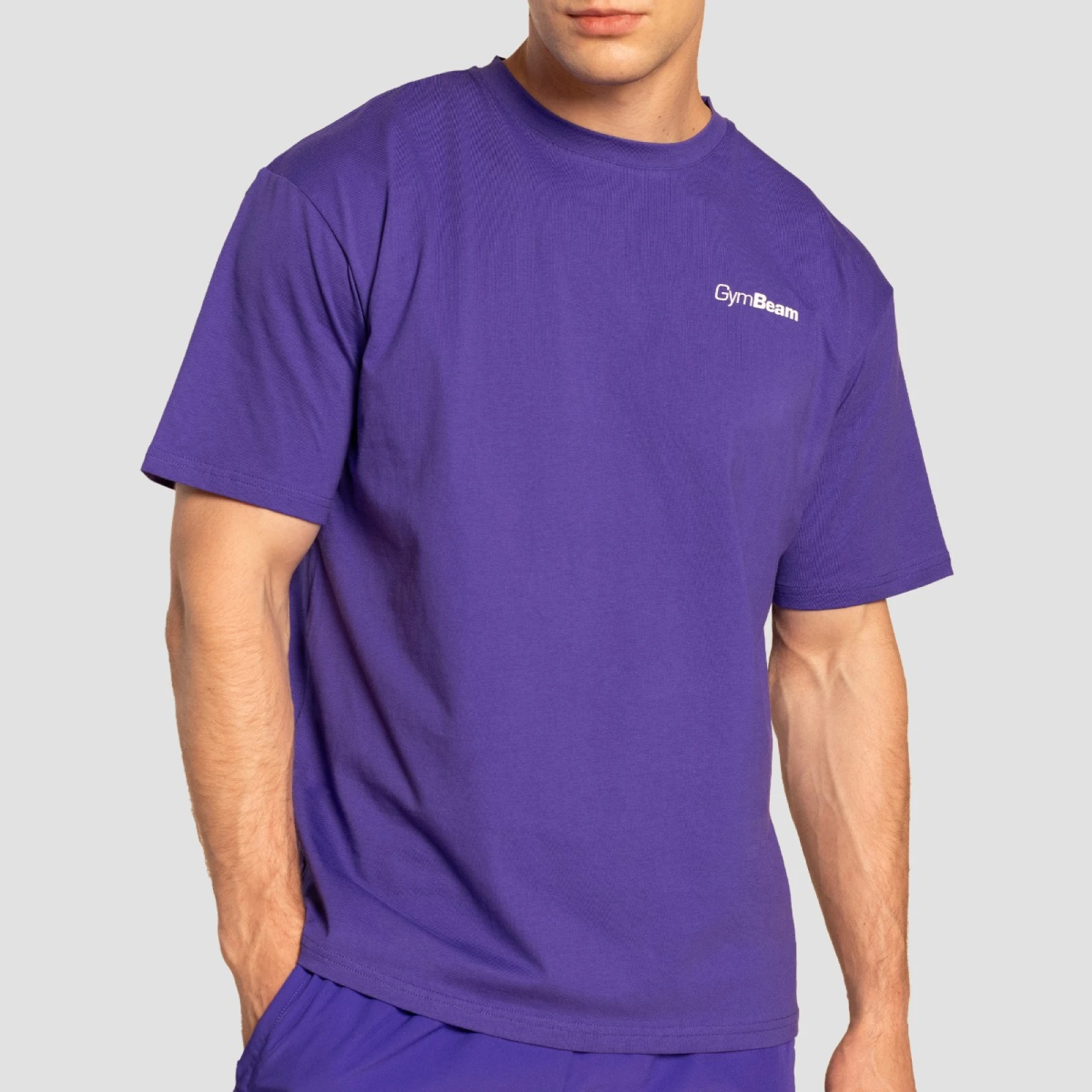 GymBeam Tricou Oversized Limitless Royal · záber 2