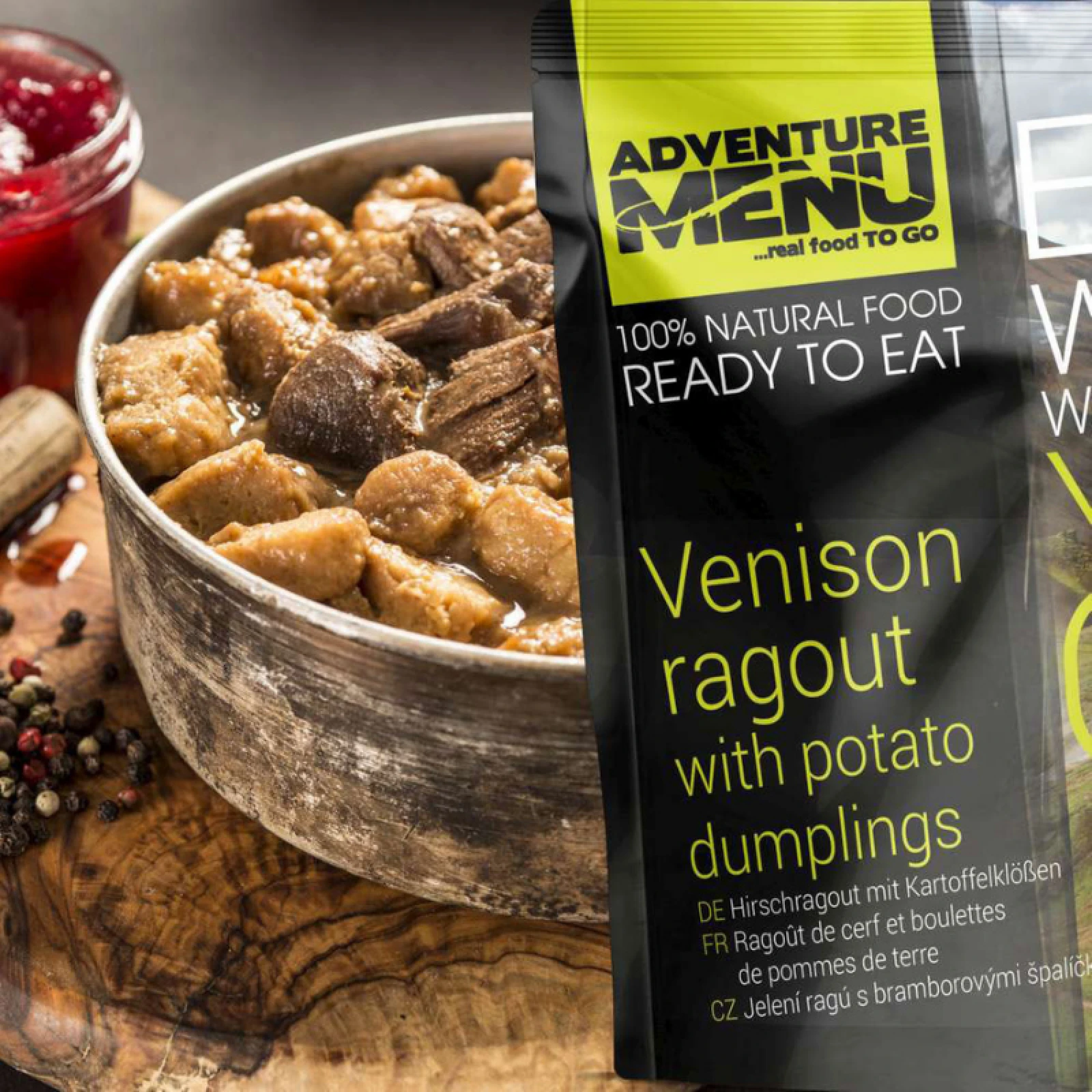 Adventure Menu Ragu de carne de vânat cu găluște de cartofi · záber 2