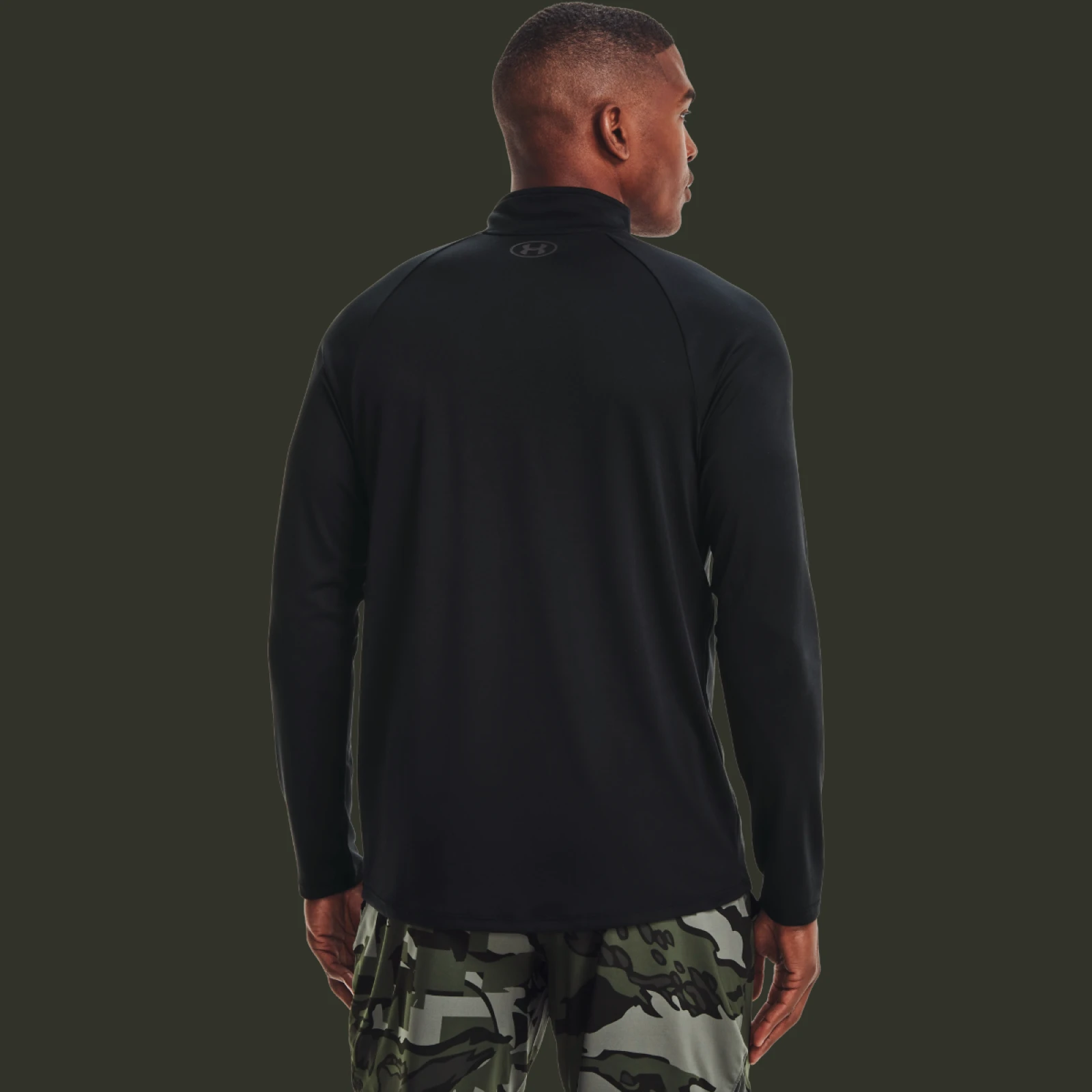 Under Armour Tricou pentru bărbați Tech 2.0 1/2 Zip Blue · záber 9