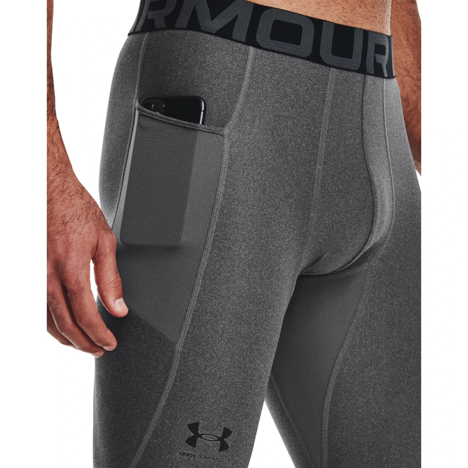 Under Armour Colanți de compresie HG Armour Leggings Grey - Mărime: M | Pohlavie: Bărbați | Vek: Adulți | Greutate: 0,15 g | Pachet: 80 · záber 3