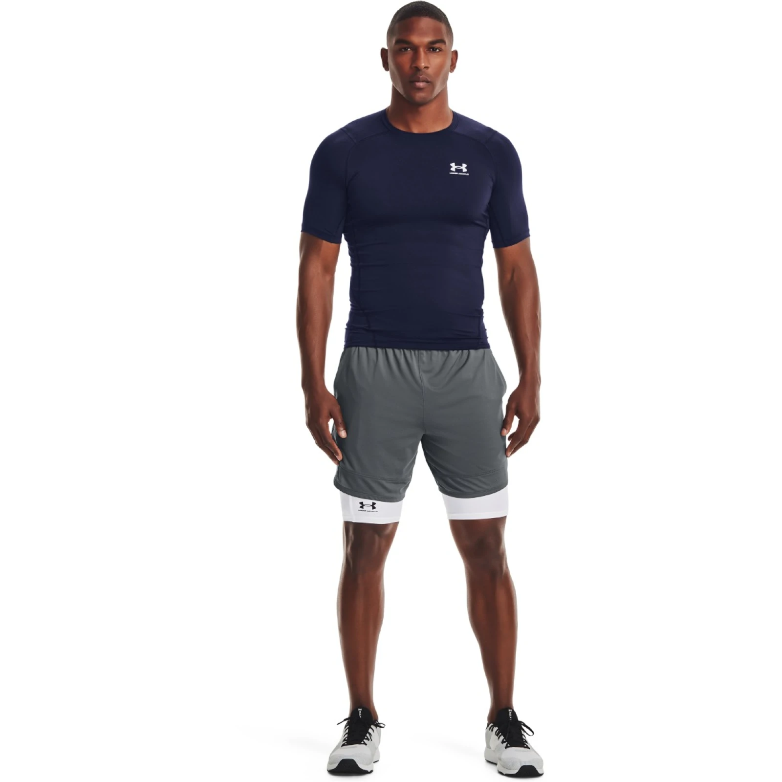 Under Armour Tricou de compresie HG Armour Comp SS Midnight Blue · záber 4