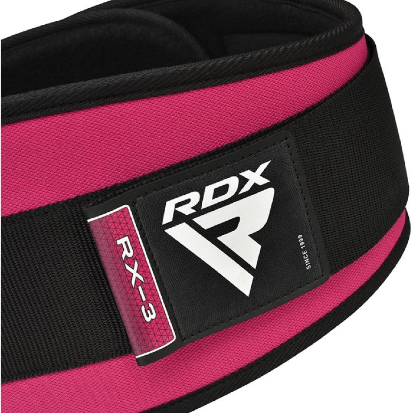 RDX Sports Centură fitness pentru femei RX3 Pink - Mărime: S | Culoare: viacfarebná | Pohlavie: Femei | Vek: Adulți | Greutate: 0,297 g | Pachet: 35 · záber 3