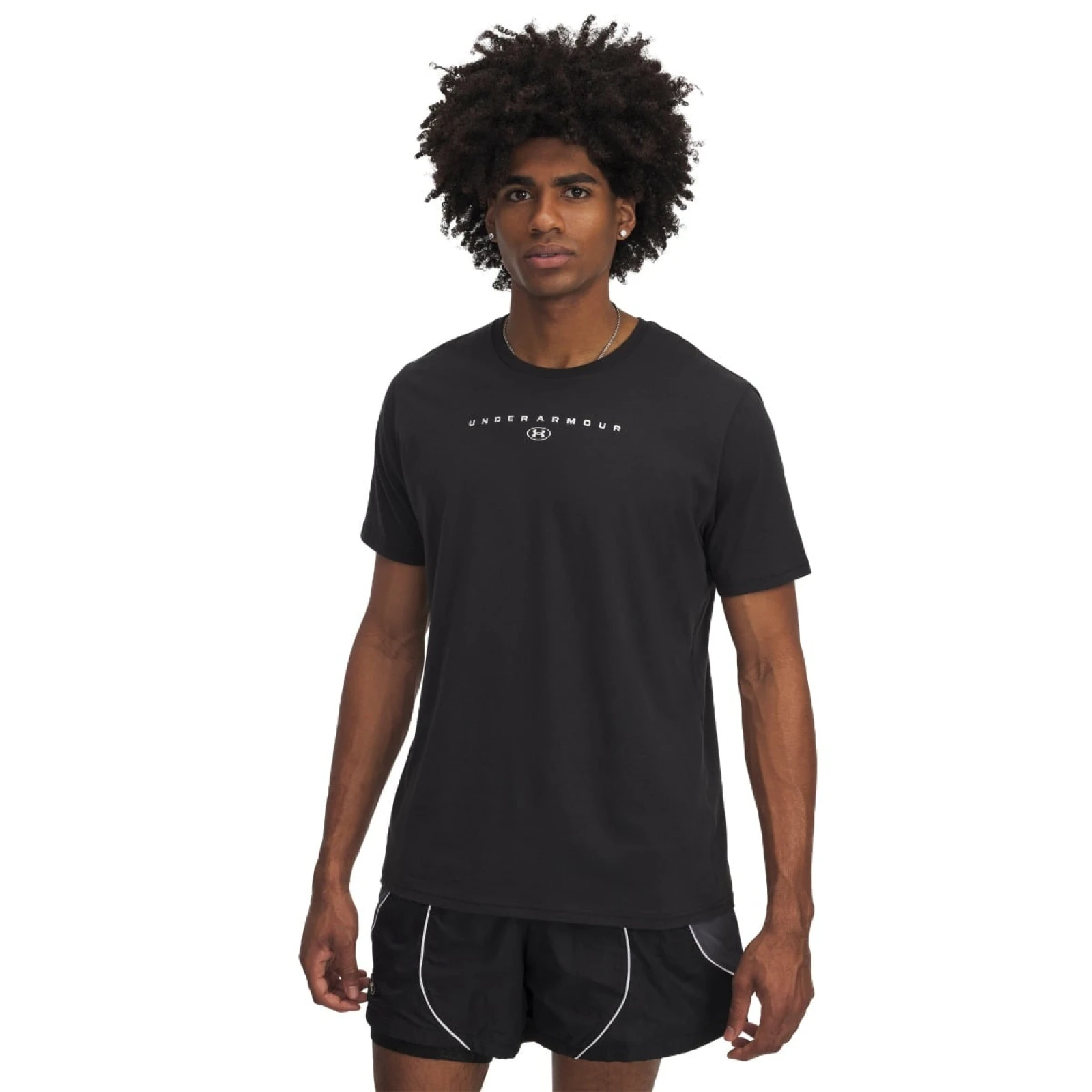 Under Armour Tricou Stacked Logo SS Black · záber 1