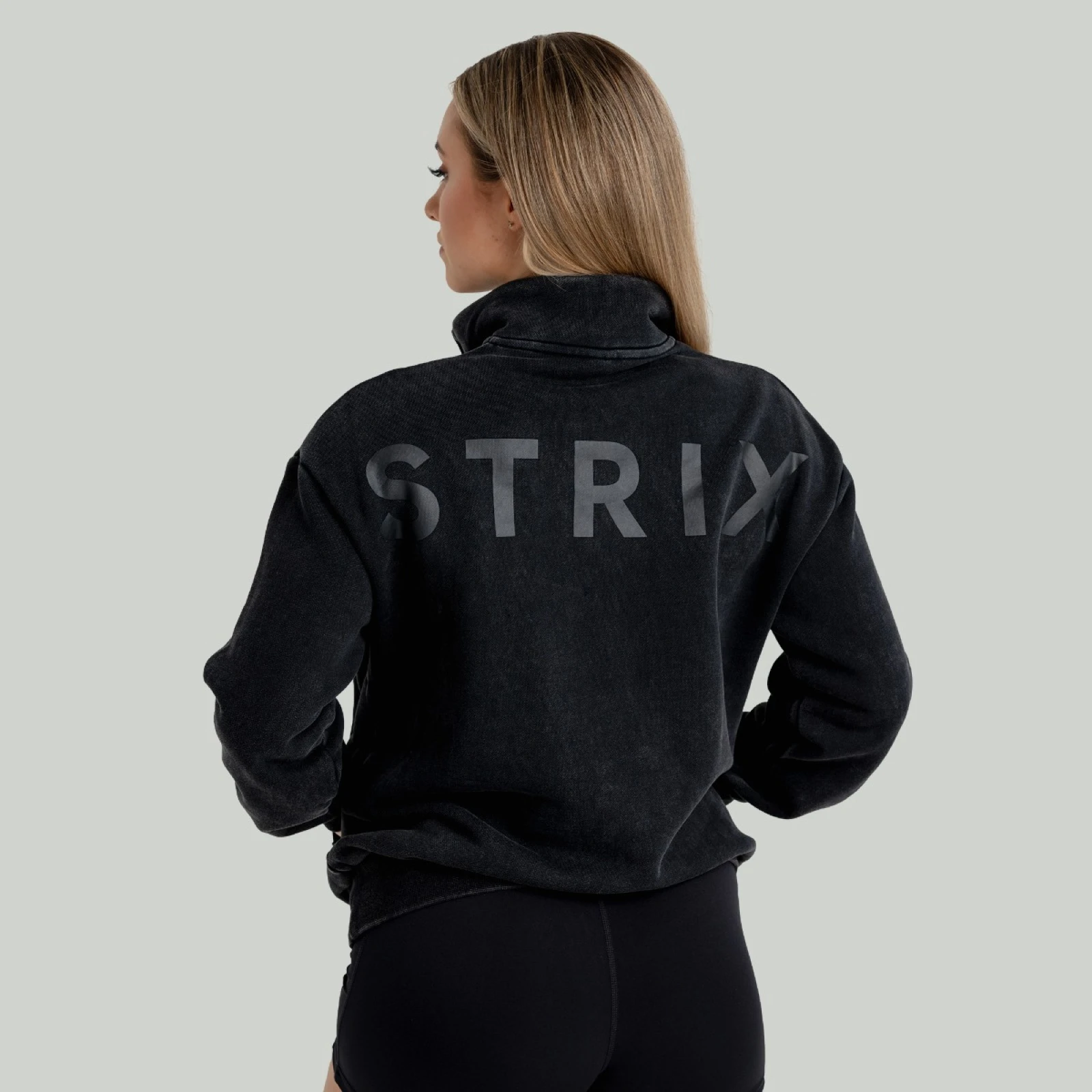 STRIX Hanorac pentru femei Washed Black · záber 4