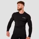 GymBeam Tricou de compresie cu mânecă lungă High Black · záber 1