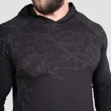 GymBeam Tricou cu mânecă lungă Static Black · záber 2