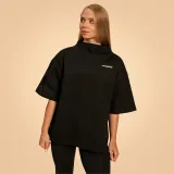 BeastPink Tricou pentru femei Oversized Bliss Black · záber 3