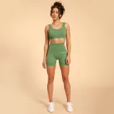 BeastPink Pantaloni scurți pentru femei Hyper Olivine · záber 5