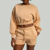 STRIX Hanorac pentru femei Lunar Cropped Sandshell · záber 3