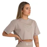 STRIX Tricou pentru femei CropTop Taupe · záber 5