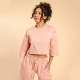 BeastPink Tricou pentru femei Cropped Serenity Pink · záber 3