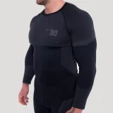GymBeam Tricou fără cusături cu mâneci lungi OG1 Black/Grey · záber 3