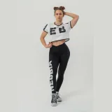 NEBBIA Tricou pentru femei Oversized Crop Top Game On White · záber 6
